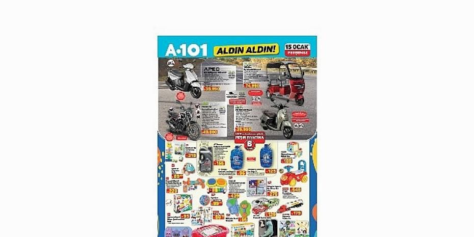 15 Ocak'ta A101'de Mobilite Ürünleri Tüketicileri Bekliyor