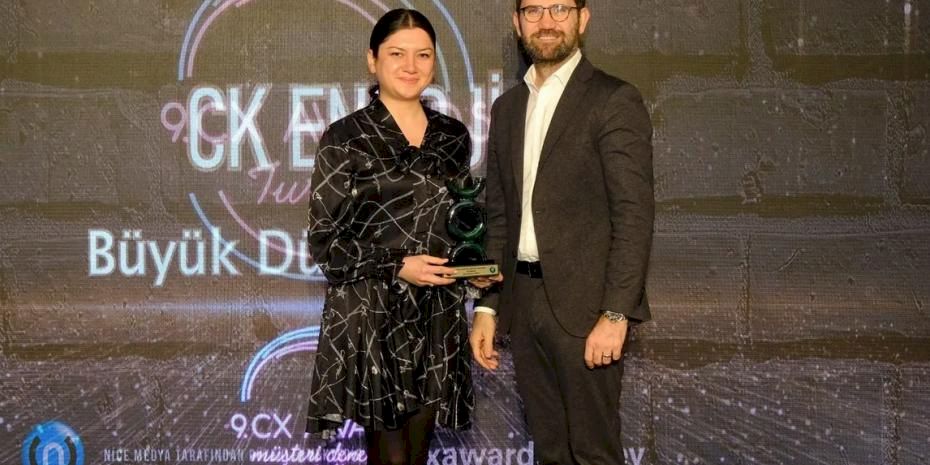 CK Enerji’ye, CX Awards Turkey’de  “Büyük Düşünce” Ödülü
