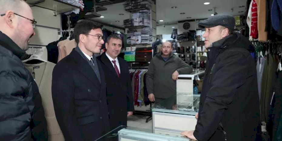 Tokat'ta Başkan Yazıcı'dan esnaf ziyareti