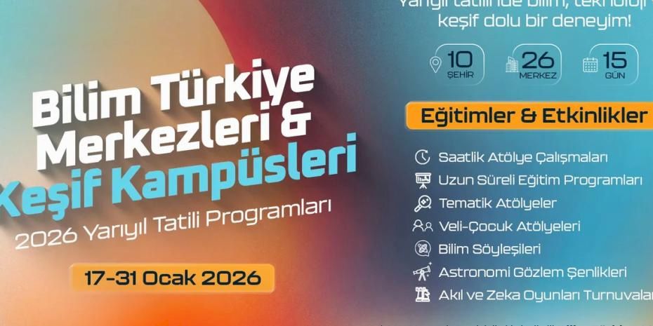 Yarıyıl Tatilinde Bilim Dolu Keşif