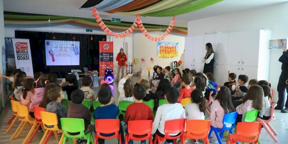 Muğla’da miniklere ağız ve diş sağlığı eğitimi