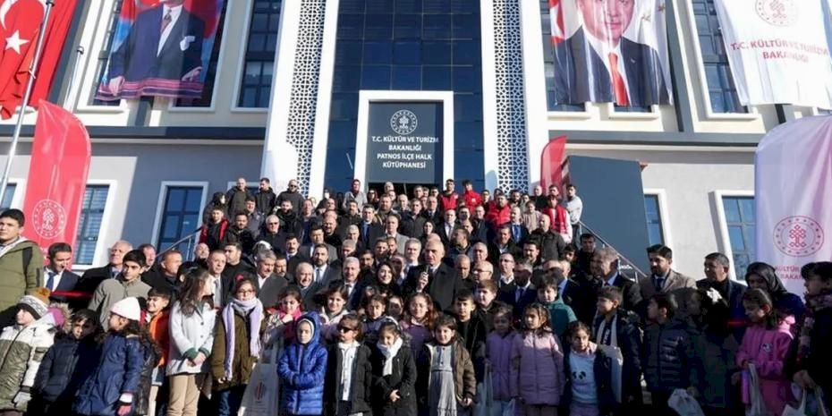 Ağrı Patnos'a 40 bin koleksiyona sahip yeni kütüphane