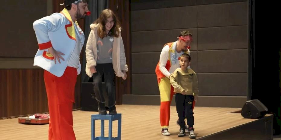 Konya Karatay'da okula 'sanat dolu mola' etkinliği