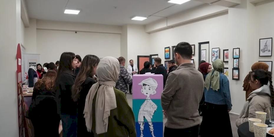 Konya'da Lise Medeniyet Akademileri’nde dönem sonu sergisi