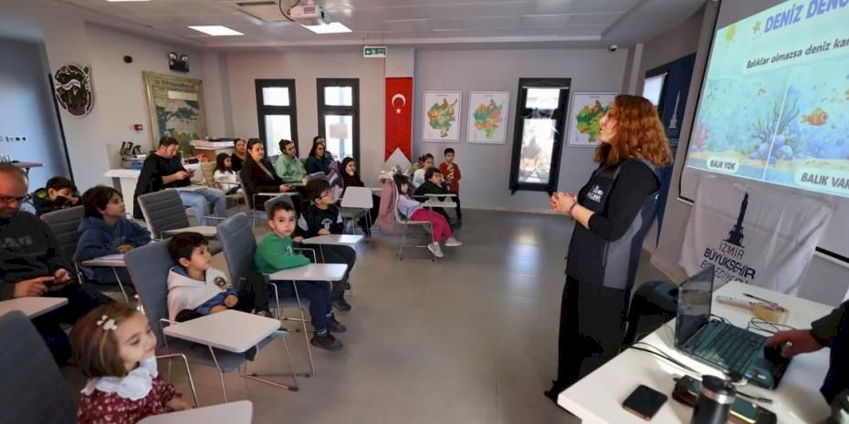 Çocuklar Efes Selçuk’ta denizin gizli dünyasını keşfetti