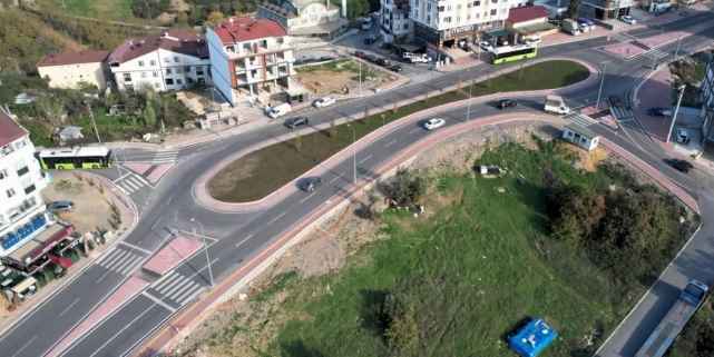 Kocaeli Gebze’de trafik dönel kavşaklarla rahatlıyor