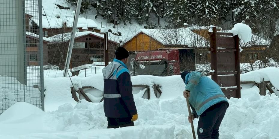 Trabzon Uzungöl Kış Festivali için ekipler seferber oldu