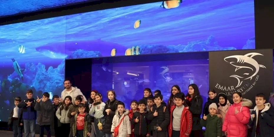 İstanbul'da Maltepeli çocuklar su altı dünyasını keşfetti