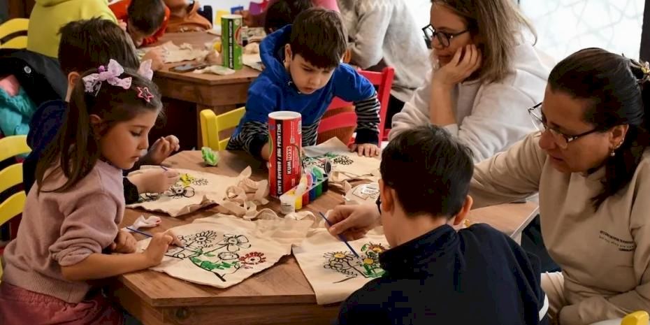 Balıkesir’de yarıyıl etkinlikleri çocukların yüzünü güldürdü