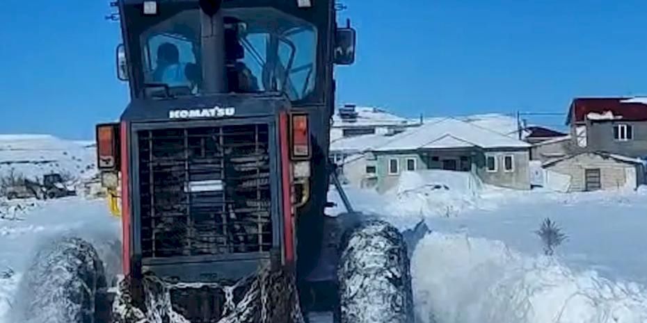 Malatya’da karla mücadele seferberliği​​​​​​​