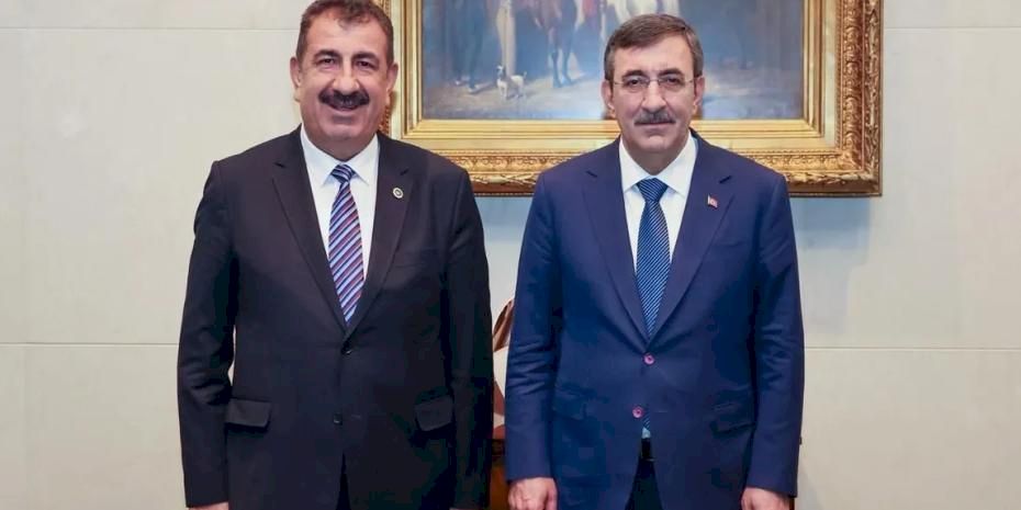 Cumhurbaşkanı Yardımcısı Yılmaz TÜRKYED'i kabul etti