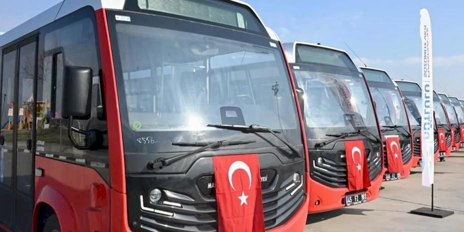 Manisa'da toplu taşımaya 12 yeni araç