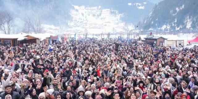 Uzungöl Kış Festivali’nde üçüncü gün coşkusu