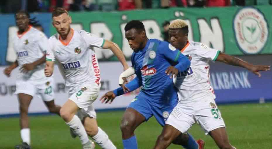 Çaykur Rizespor 1-1 Corendon Alanyaspor