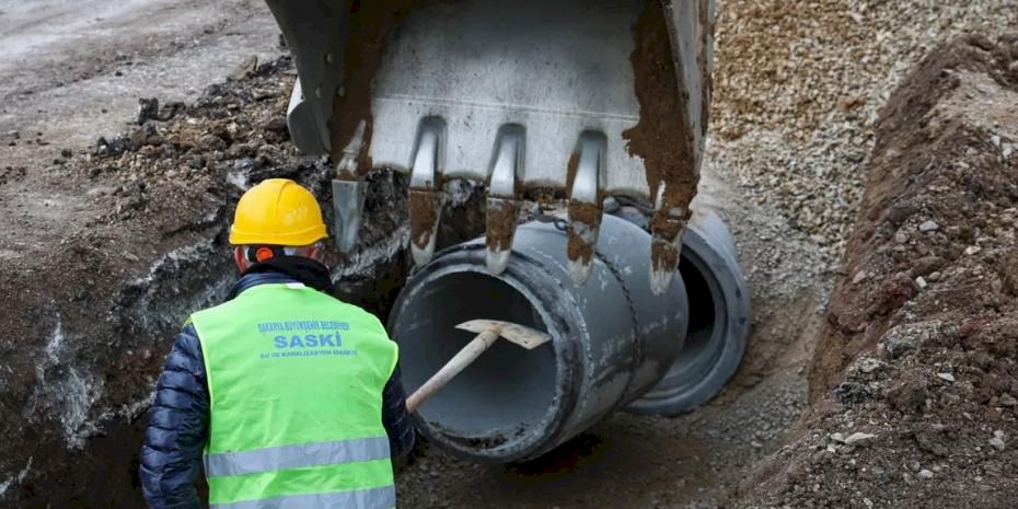 Sakarya Karakamış'ta yağmur suyu altyapısı yeni hat ile güçleniyor