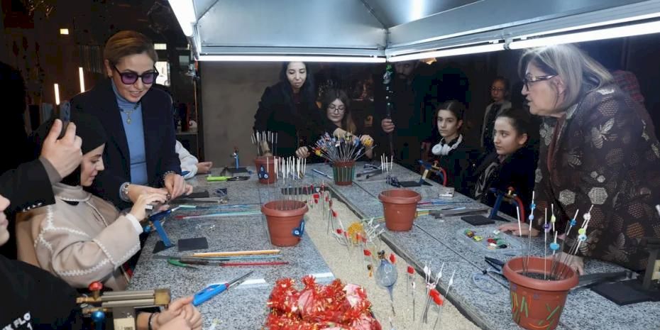 Gaziantep'te yarıyıl tatili atölyelerine yoğun ilgi