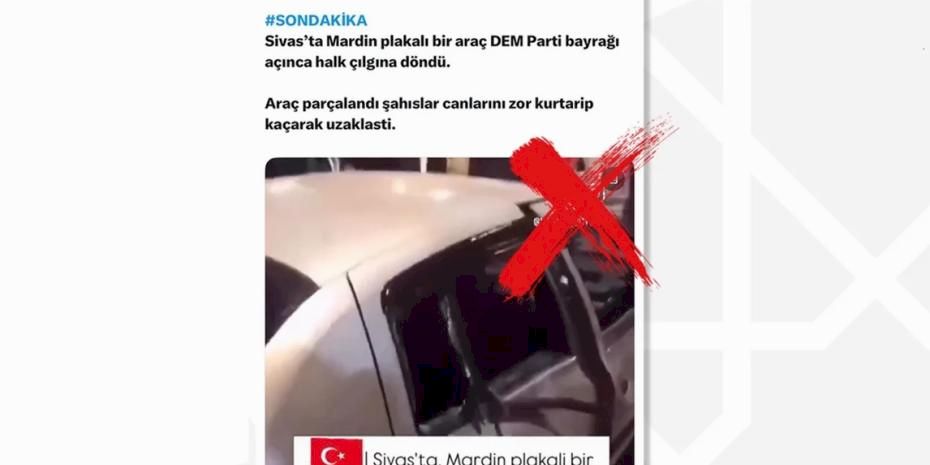 İletişim'den 'Sivas’ta linç girişimi' iddiasına yalanlama