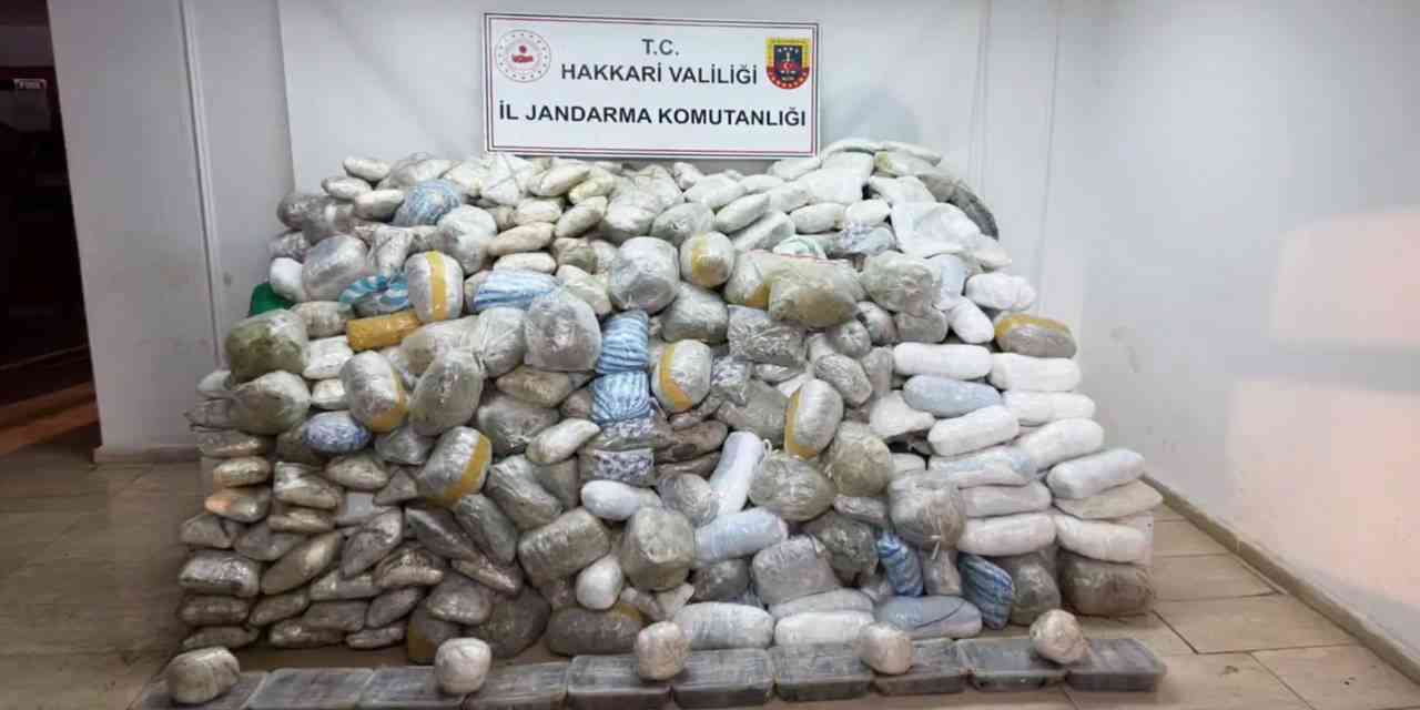 Hakkari'de dev uyuşturucu operasyonu! 348 kilo uyuşturucu ele geçirildi