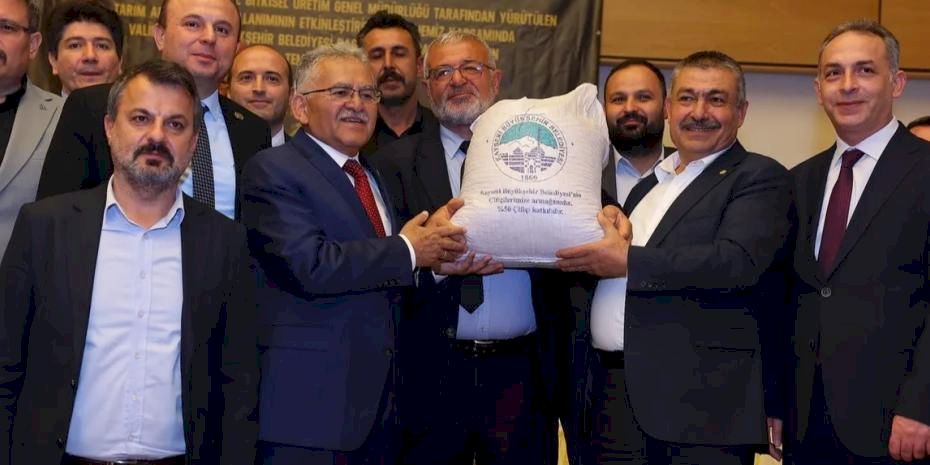 Kayseri Büyükşehir'den üreticiye 12 milyonluk destek