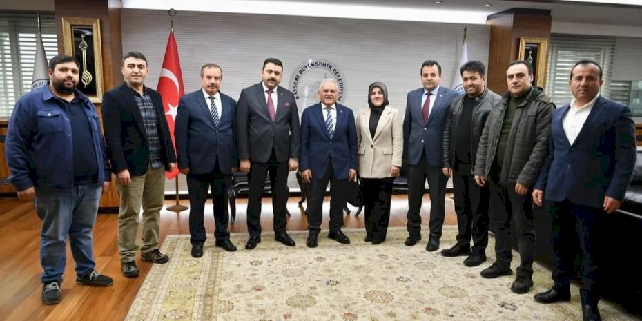 TUSAŞ heyetinden Başkan Büyükkılıç'a ziyaret