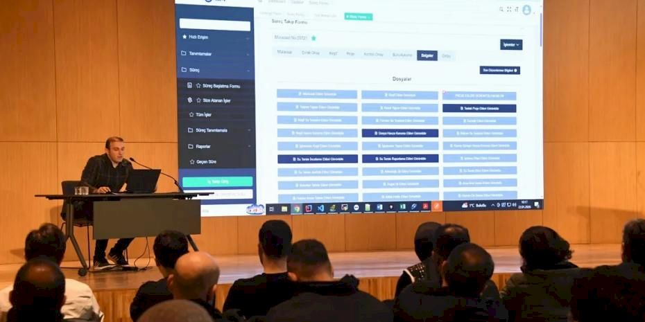 KOSKİ'nin yerli yazılımı için hizmet içi eğitim