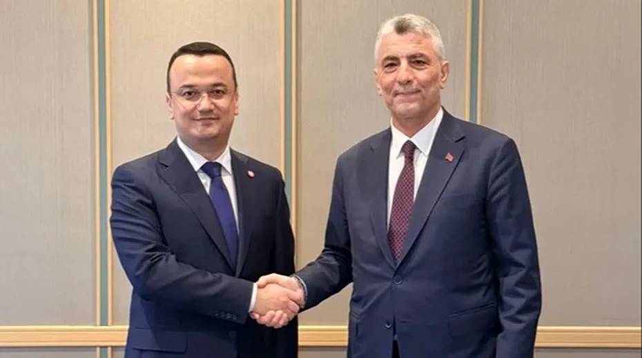 Bakan Bolat Özbekistanlı mevkidaşını ağırladı