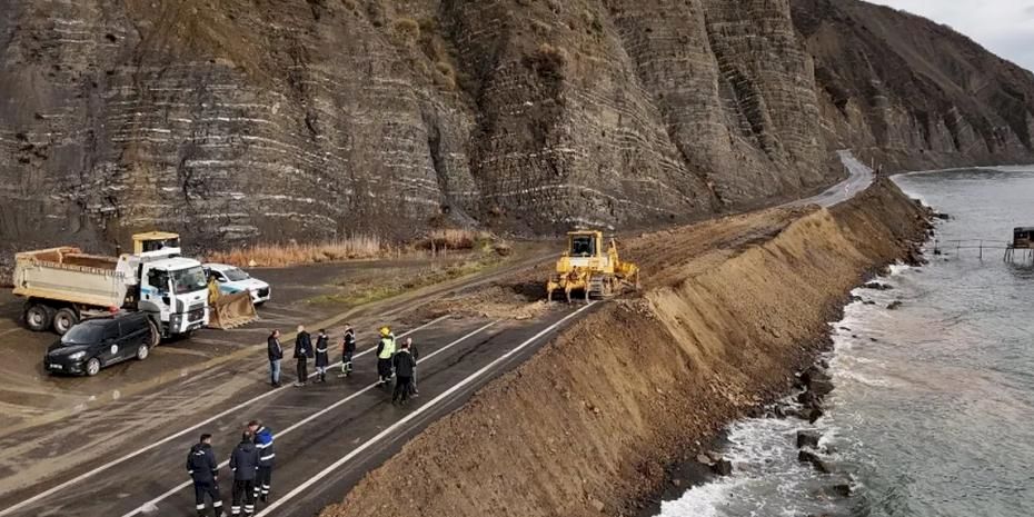 Tekirdağ'da heyelan önlemi