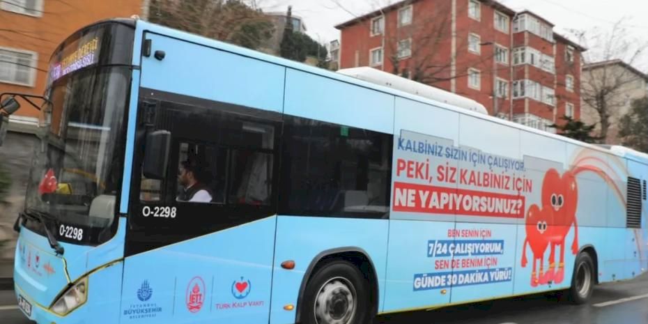 İETT'den kalp sağlığı farkındalık çalışması