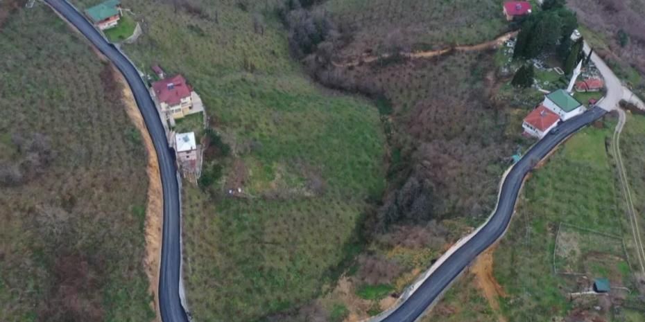 Ordu’da 40 yıllık yol hayali gerçek oldu