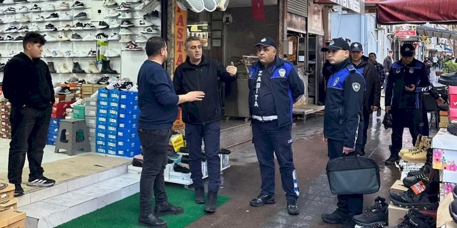 Manisa’da kaldırım işgallerine geçit yok!