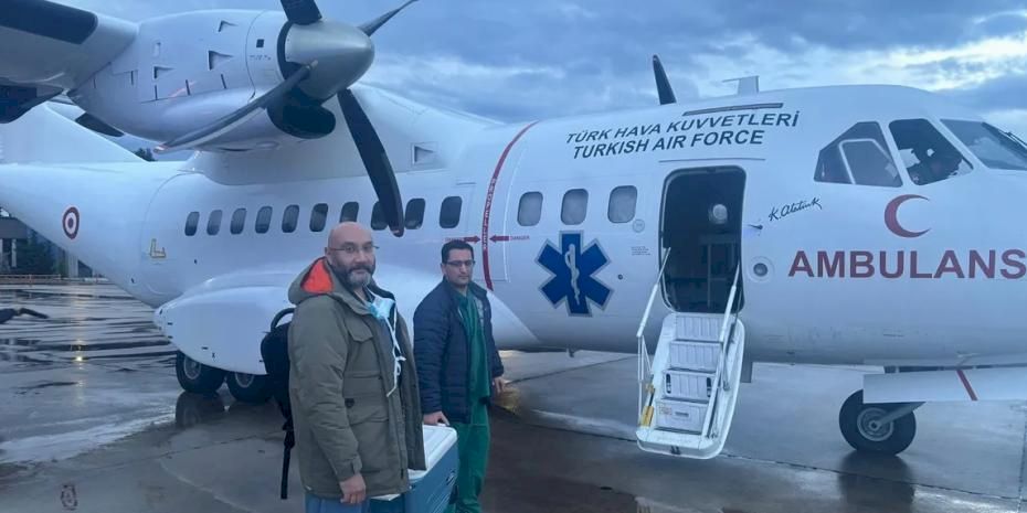 Türk Hava Kuvvetleri’nden hayat kurtaran uçuş