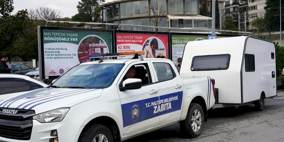 İstanbul Maltepe'de karavan işgallerine geçit yok