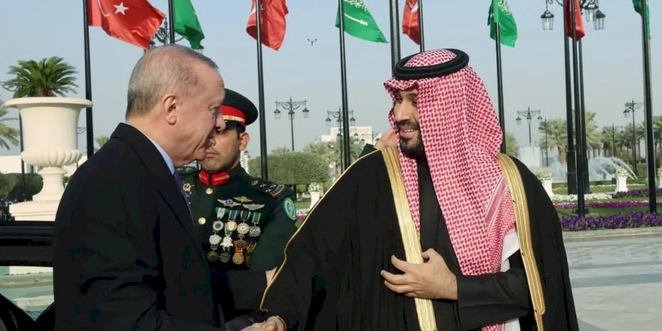 Cumhurbaşkanı Erdoğan, Veliaht Prens ile görüştü