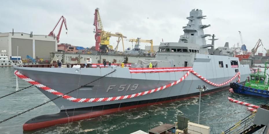 MİLGEM sınıfı AKDENİZ fırkateyni denizle buluştu... Mavi Vatan'a yeni güç