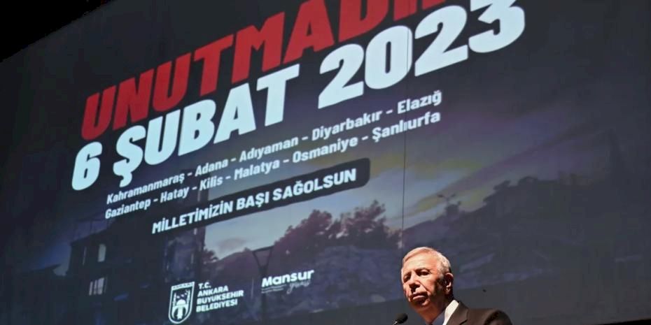 6 Şubat depremleri Ankara’da anıldı