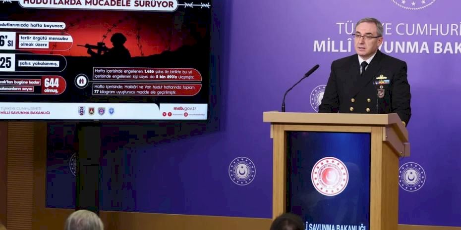 MSB'de son 1 hafta: 5 terörist teslim oldu, hudutlarda 125 kişi yakalandı