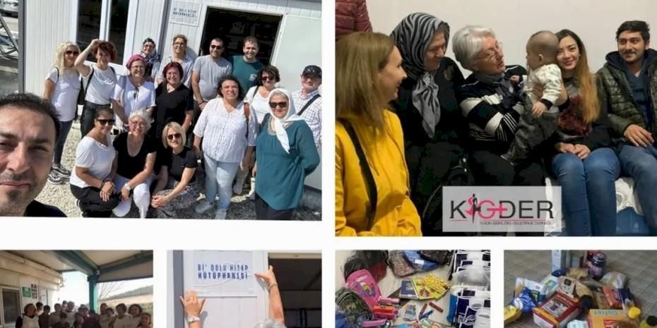 KİGDER deprem bölgesinden elini çekmedi