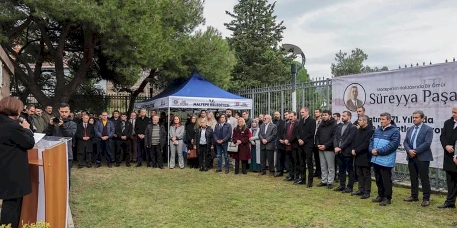 İstanbul Maltepe Belediyesi’nden Süreyya Paşa’ya anma töreni