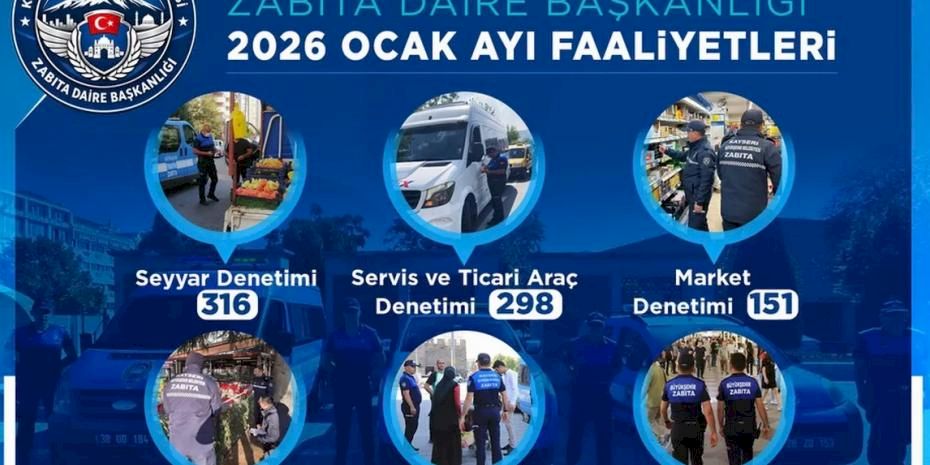 Kayseri zabıtasından hızlı başlangıç