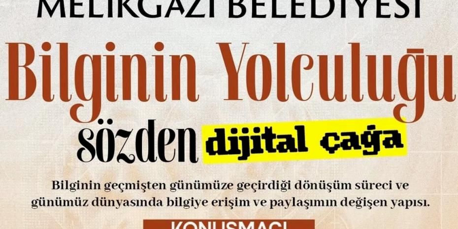 Sanat Melikgazi'de atölye ve konferans aynı anda