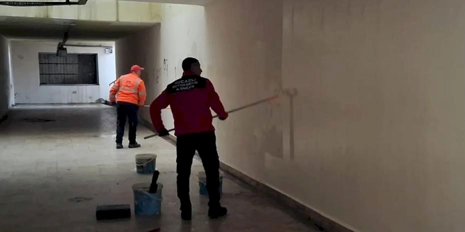 Kocaeli Gebze Erenler Caddesi alt geçidine kapsamlı bakım