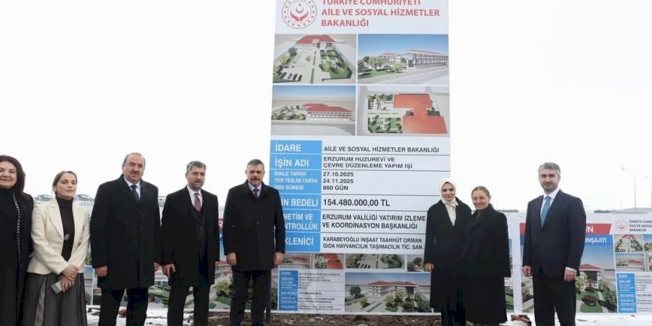 Erzurum’a modern huzurevi ve yaşlı bakım merkezi kuruluyor