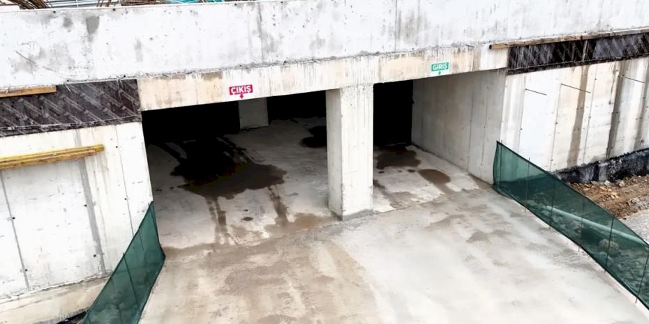 Kocaeli'de o otoparkın ilk katı hizmete alındı