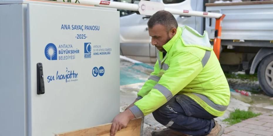 Antalya’da su kayıplarına karşı ana sayaç dönemi