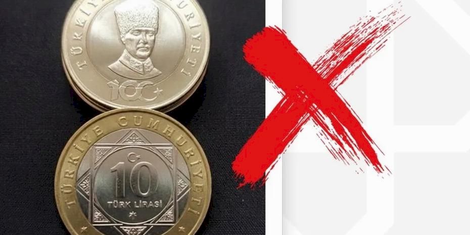 10 TL'lik madeni para uyarısı!