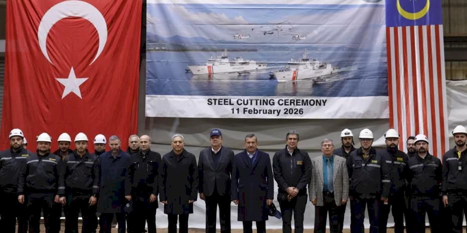 DESAN’ın Malezya İçin İnşa Ettiği  İkinci Geminin Sac Kesme Töreni Gerçekleşti