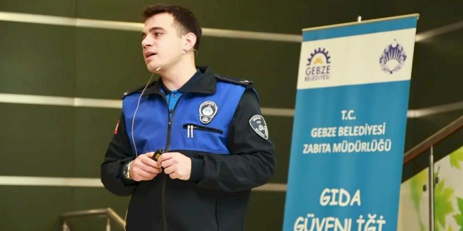 Gebze Zabıtası'ndan 'güvenilir gıda' eğitimi