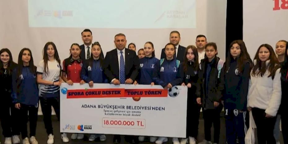 Adana Büyükşehir Belediyesi’nden amatör spor kulüplerine destek