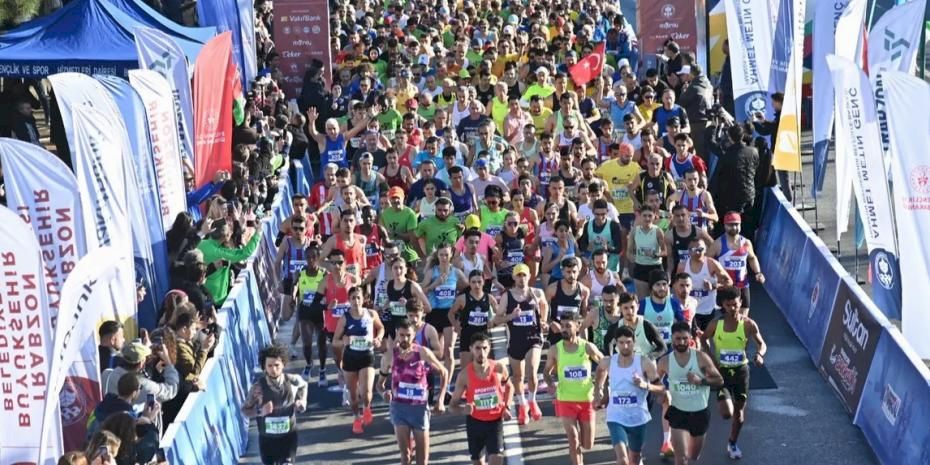 Trabzon'da coşkulu maraton
