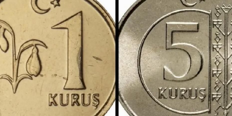 1 ve 5 kuruş basımı durduruldu mu?